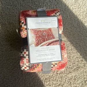 Threshold Velvet medallion sham 20x 26
